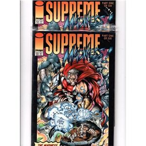 Image Comics Supreme Comic Book Lot 3‎ Issues Duplicate Copies Bagged